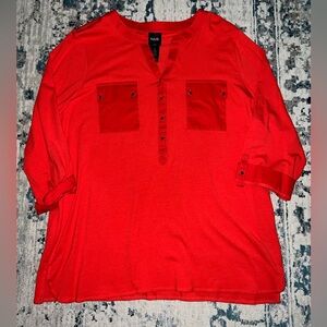 Rafaella Orange Blouse